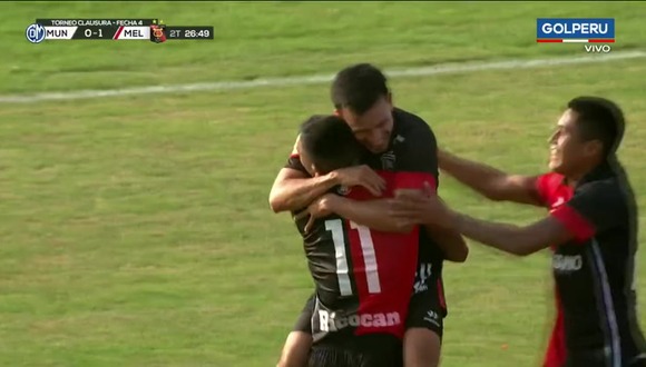 Walter Tandazo anotó el 1-0 de Melgar vs. Municipal. (Video: GOLPERU)