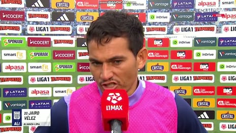 Jairo Vélez tras la derrota de Alianza Lima: “Estamos tranquilos, estamos a tres puntos de una final”