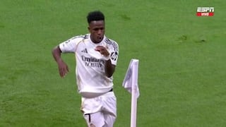 ¡Al ritmo de samba! Gol de Vinicius para el 2-1 de Real Madrid vs. Benfica