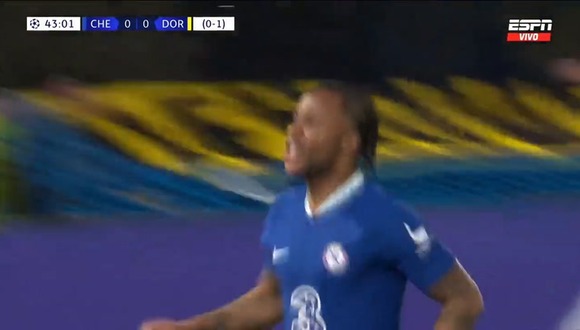 Sterling marcó el 1-0 ante Dortmund en Londres. (Video: ESPN)