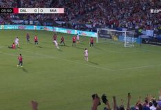 ¡Gol de Messi! El astro argentino anotó el 1-0 de Inter de Miami vs. Dallas
