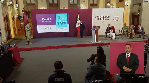 Andrés Manuel López Obrador dio un reporte sobre el Tren Maya. (Video: AMLO)