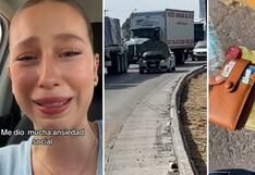 TikToker se pone a llorar al acabarse la gasolina de su automóvil y provocar tráfico en plena carretera