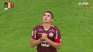¡Decisión con suspenso! Gol de Aldo Corzo para poner el 1-0 en el Universitario vs Ayacucho FC