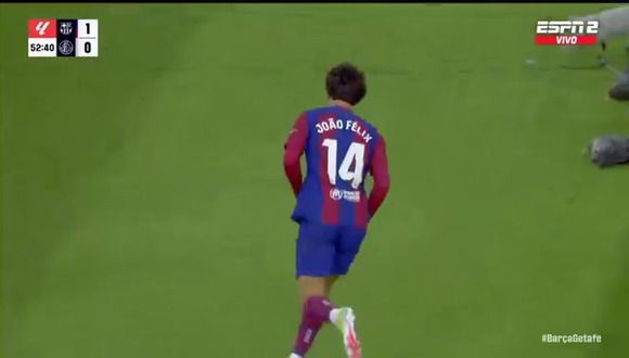 El portugués Joao Félix fue el autor del segundo gol del partido entre Barcelona vs. Getafe. (Video: ESPN)