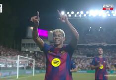 ¡Con penal polémico! Gol de Lamine Yamal para el 1-0 del Barcelona vs Rayo Vallecano