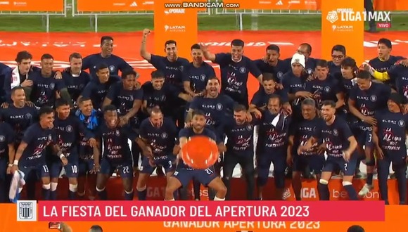 Alianza Lima levantó el título del Torneo Apertura en Matute. (Video: Liga 1 MAX)