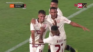 ¡En la última del primer tiempo! Gol de Martín Pérez-Guédes para el 1-0 de Universitario vs. U. de Chile