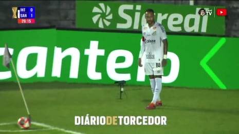 ¡De otro planeta! Neymar Jr. apareció nuevamente en Santos con un golazo olímpico