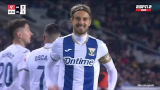 Madrugan a la defensa del Barcelona: gol de Sergio González para el Leganés en el arranque