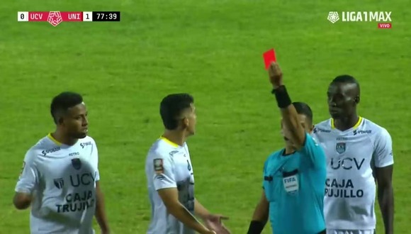 Rodrigo Ureña se fue expulsado del partido entre Universitario y César Vallejo. (Video: Liga 1 MAX)