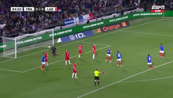 El gol de Kylian Mbappé con Francia. (Video: ESPN)