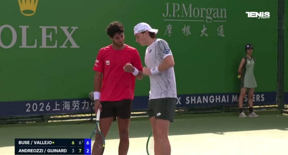 Ignacio Buse and Daniel Vallejo win first doubles match at Shanghai Masters