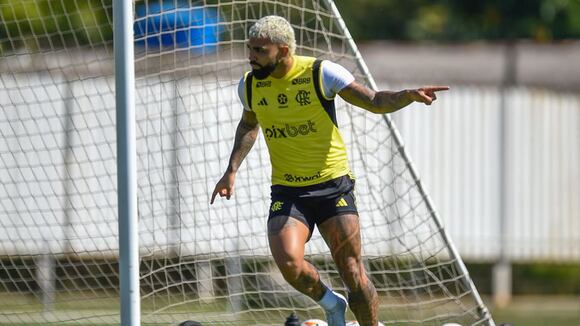 Palestino vs. Flamengo por la fecha 4 de la Copa Libertadores 2024. (Vídeo: @Flamengo).