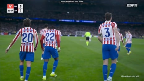 ¡Se adelantan los ‘colchoneros’! Gol de Ademola Lookman para el 1-0 del Atlético vs. Real Madrid