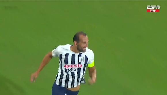 Gol de Hernán Barcos para el 1-0 de Alianza Lima vs. Colo Colo. (Video: ESPN)
