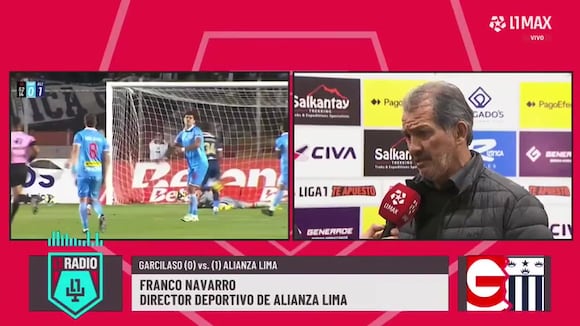 Franco Navarro criticó arbitraje de Joel Alarcón. (Video: L1 MAX)