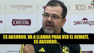 Enderson Moreira furioso con el VAR por revisar un supuesto penal para la ‘U’: “Una falta de respeto al juego”