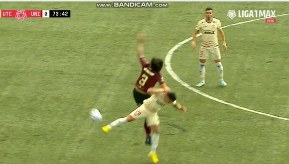 Expulsión de Williams Riveros. (Video: Liga 1 MAX)