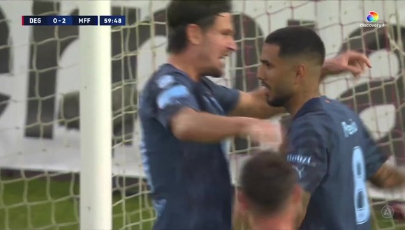 Sergio Peña anotó el 2-0 en el partido entre Malmo y Degerfors. (Video: Malmo)