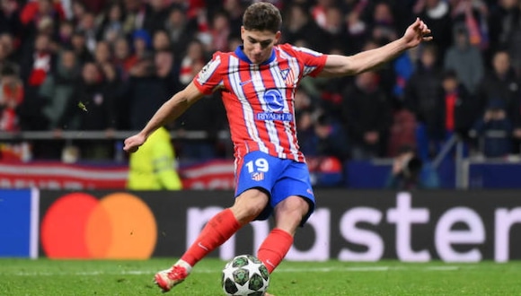 Julián Álvarez y su polémico penal en la tanda ante el Real Madrid. (Video: TNT Sports)