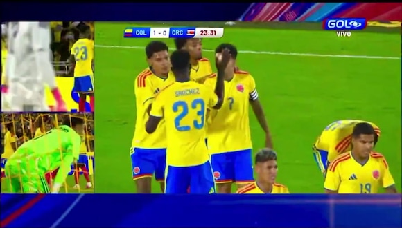 Gol de Luis Díaz para el 2-0 de Colombia vs. Costa Rica. (Video: Gol)