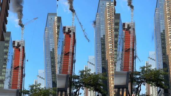 Estados Unidos: Una grúa colapsa en Nueva York y deja cuatro heridos