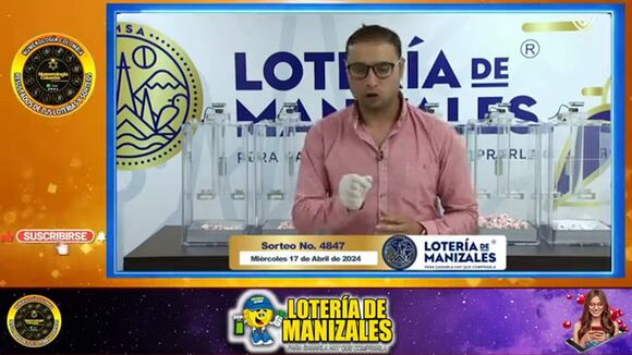 Lotería de Manizales del 17 de abril