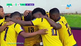 ¡Definió con calidad! Gol y doblete de Enner Valencia para el 2-0 de Ecuador vs. Venezuela