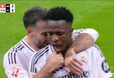 Bombazo inatajable: Vinícius Jr. y el golazo para el 2-0 de Real Madrid vs. Villarreal