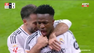 Bombazo inatajable: Vinícius Jr. y el golazo para el 2-0 de Real Madrid vs. Villarreal