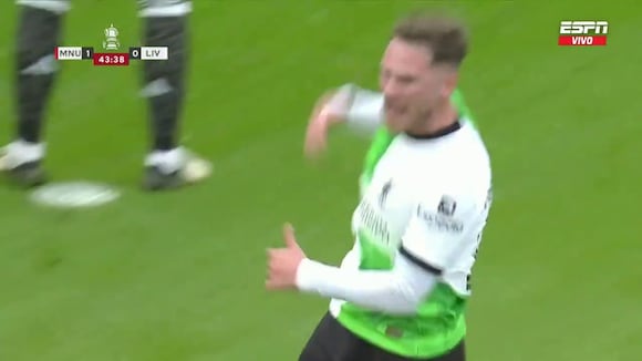 Alexis Mac Allister fue el autor del gol del empate 1-1 entre Liverpool vs. Manchester United. (Video: ESPN)