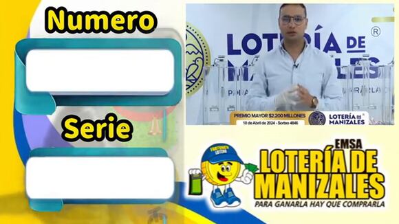 Lotería de Manizales del 10 de abril