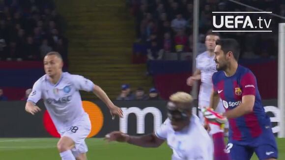 Paul Cubarsi, figura en Barcelona en Champions League. (Video: UEFA TV)