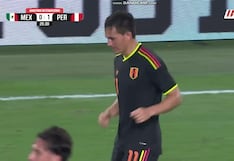 ¡Un pase a la red! Golazo de Jairo Vélez para el 1-0 de Perú vs. México en Nueva Jersey