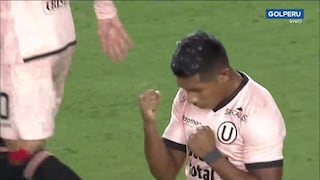 ¡De tiro libre! Golazo de Flores para el 1-0 de Universitario vs. Atlético Nacional