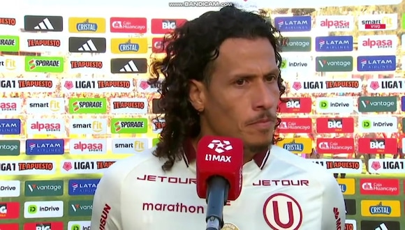Williams Riveros habló de la derrota de Universitario ante Los Chankas. (Video: L1 MAX)
