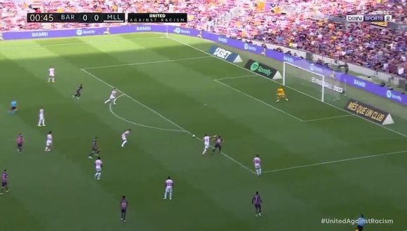 Ansu Fati ha anotado el gol del 1-0 del partido entre Barcelona vs. Mallorca. (Video: beIN Sports)