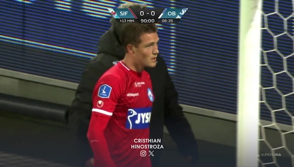 Oliver Sonne fue cambiado en el empate del Silkeborg IF. (Video: X)