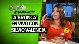 Alexandra Horler y su ‘bronca’ en vivo con Silvio Valencia