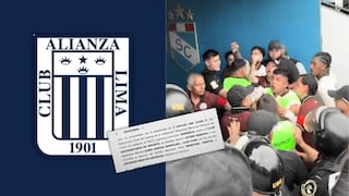 Alianza Lima denunció a Concha, Rabanal y Fara por incidentes con la hinchada de Cristal