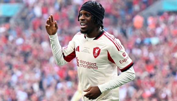 Gol de Jeremie Frimpong para el 2-1 del Liverpool sobre el Crystal Palace. (Video: ESPN / Foto: Getty Images)