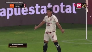 ¡Lujo y goleada! Gol de José Rivera para el 3-0 de Universitario vs. U de Chile