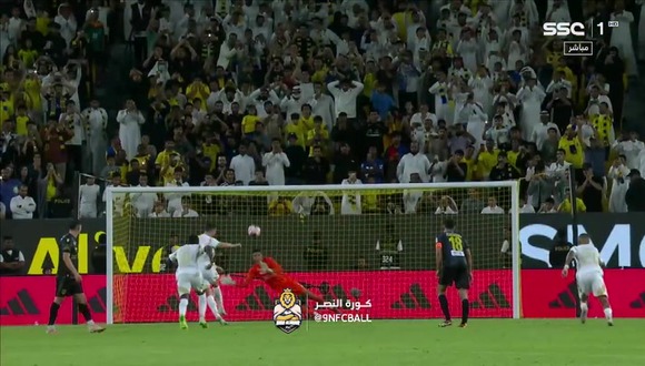Cristiano Ronaldo falló penal en la Copa del Rey de Arabia Saudita. (Video: SSC)
