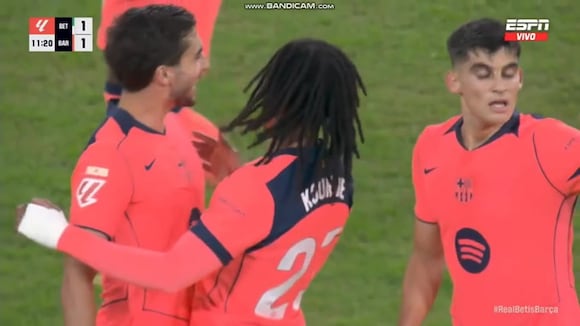 Gol de Ferran Torres para el 1-1 del Barcelona vs. Betis. (Video: ESPN)