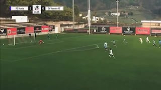 Excelente control y definición: golazo de Bassco Soyer con la Sub-23 de Gil Vicente