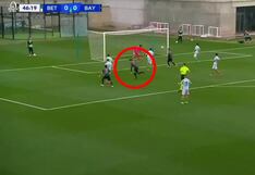 ¡Para clasificar al Bayern! Gol de Felipe Chávez contra el Betis por la Youth League