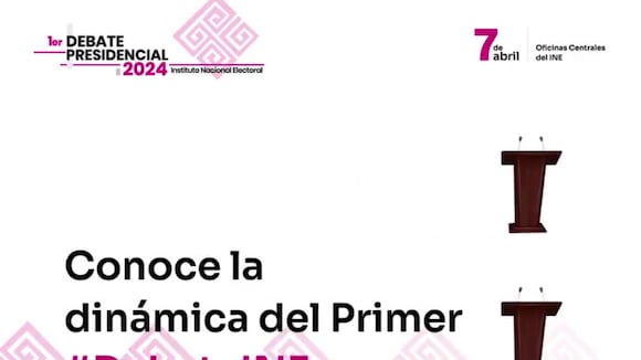 Primer debate presidencial de México 2024. (Vídeo: @INEMexico).