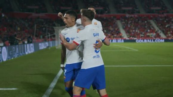 Raphinha anotó el 1-1 de Barcelona vs. Mallorca. (Video: beIN Sports)