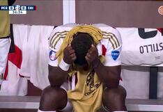 El lamento de Luis Advíncula tras ser reemplazado por Marcos López en Perú vs. Chile